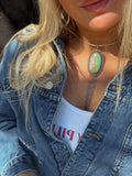 The Lila Fringe Pendant (B)