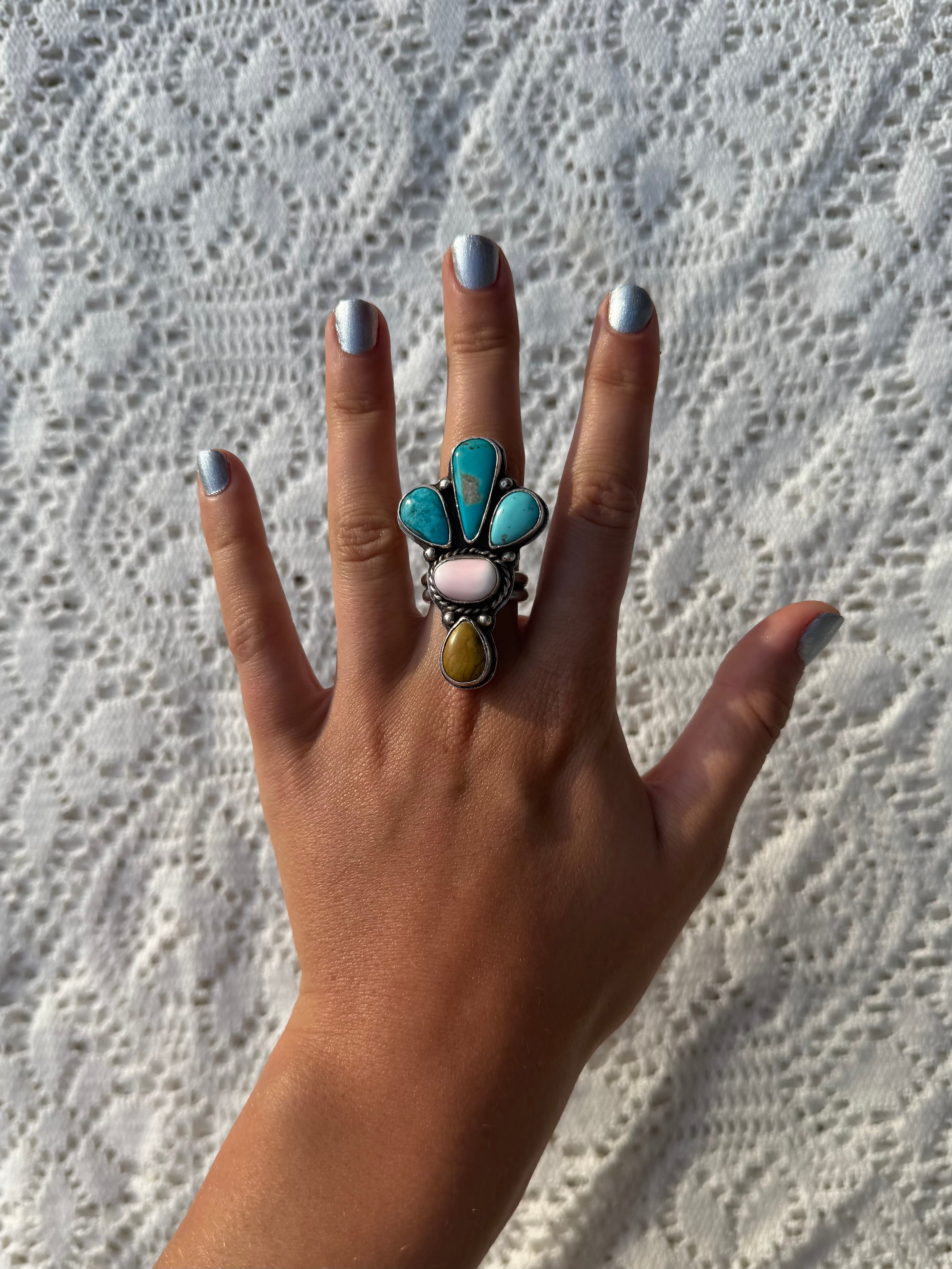 The Lila Ring (adjustable 7.5-9)