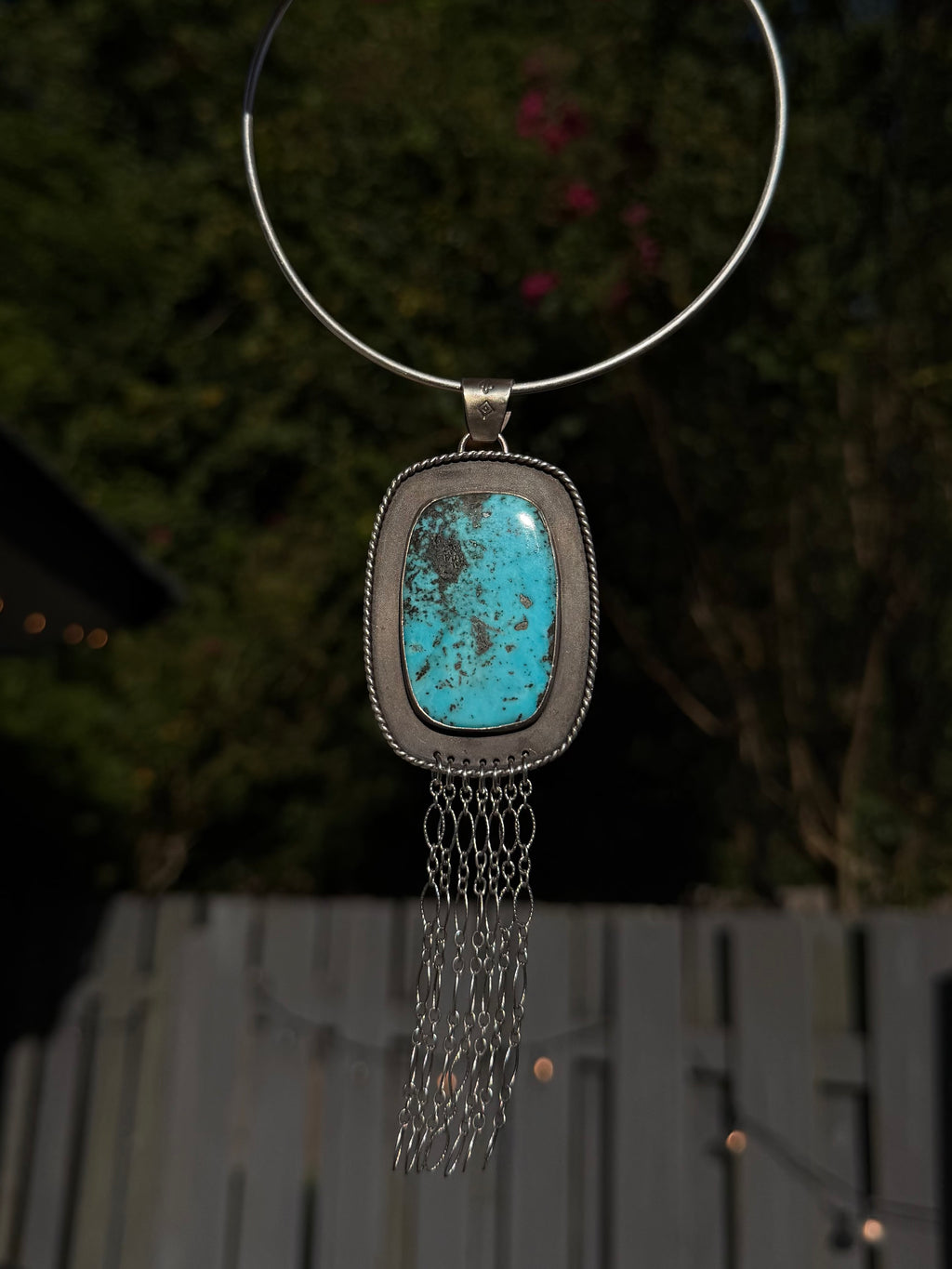 The Hayes Fringe Pendant
