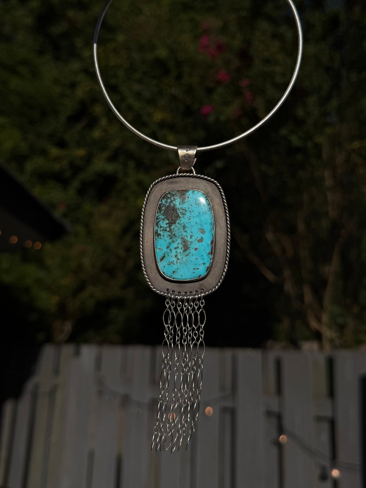The Hayes Fringe Pendant