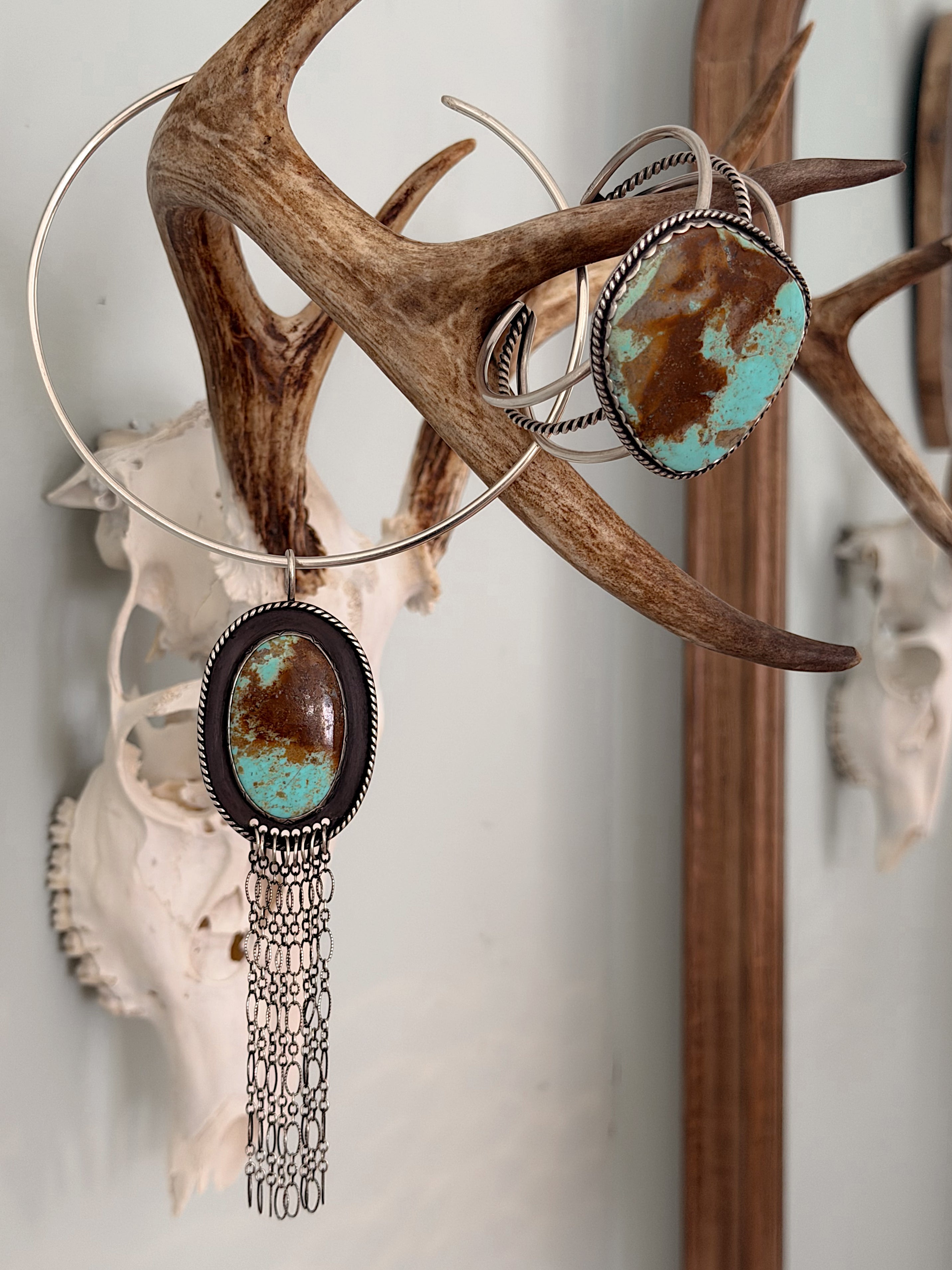 The Lila Fringe Pendant (A)