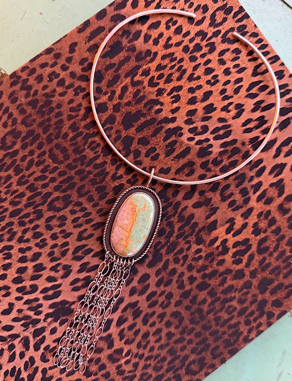The Lila Fringe Pendant (B)