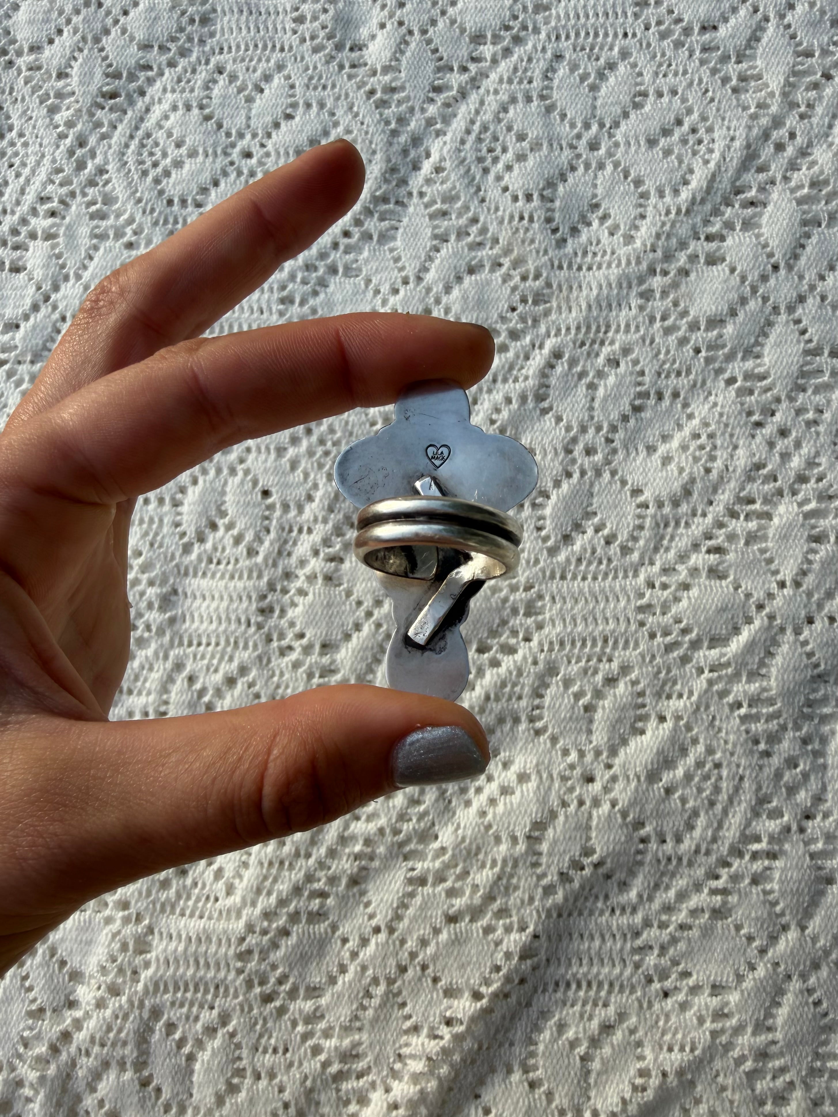 The Lila Ring (adjustable 7.5-9)